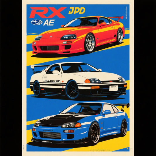 5 Iconic JDM Cars That Define the Scene — And the Posters You Need on Your Wall